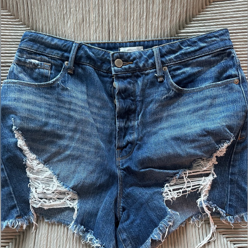 Good American Ripped Shorts
